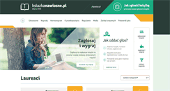 Desktop Screenshot of ksiazkanawiosne.pl